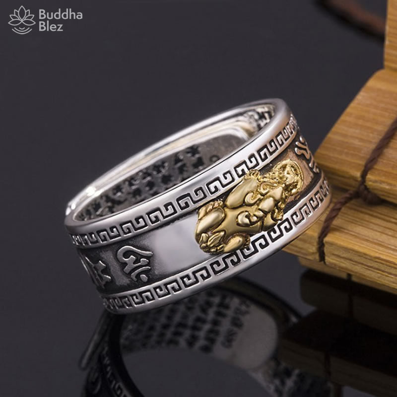 Buddhablez™ Feng Shui Pixiu Lucky Ring