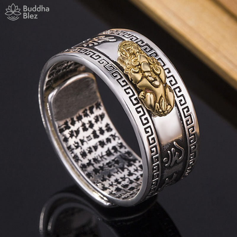 Buddhablez™ Feng Shui Pixiu Lucky Ring