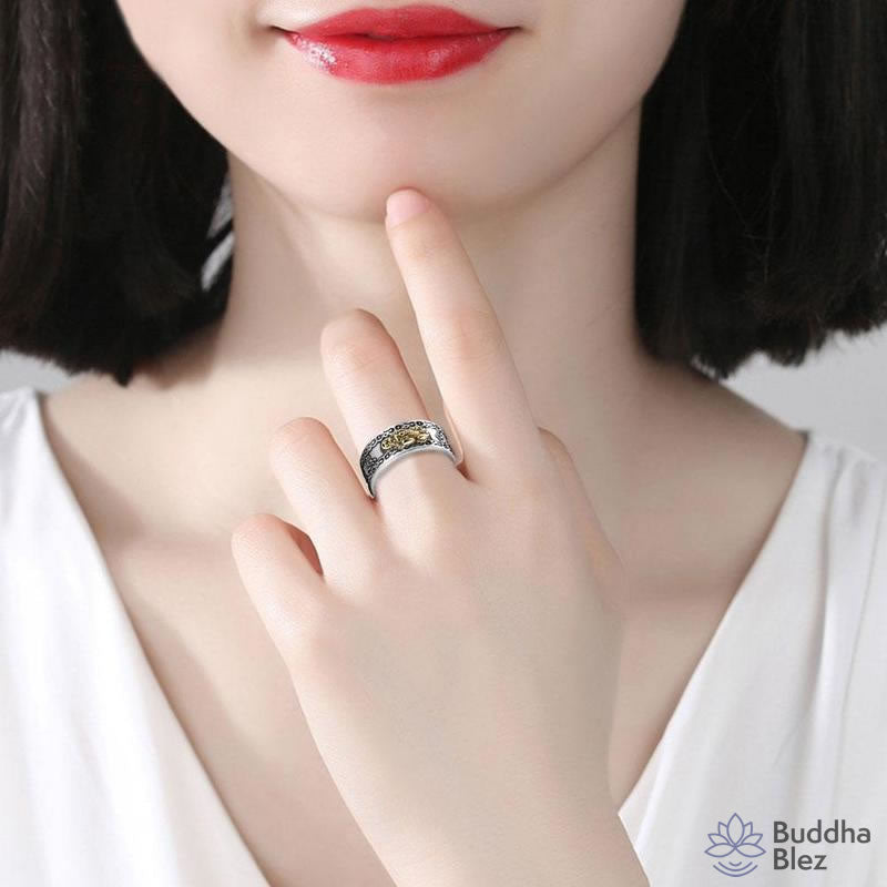 Buddhablez™ Feng Shui Pixiu Lucky Ring